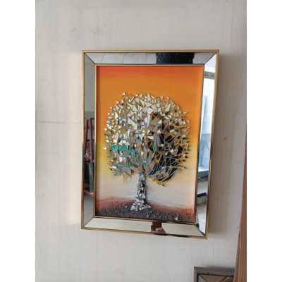 Moziak Ayna Parçalı Tablo 60X90